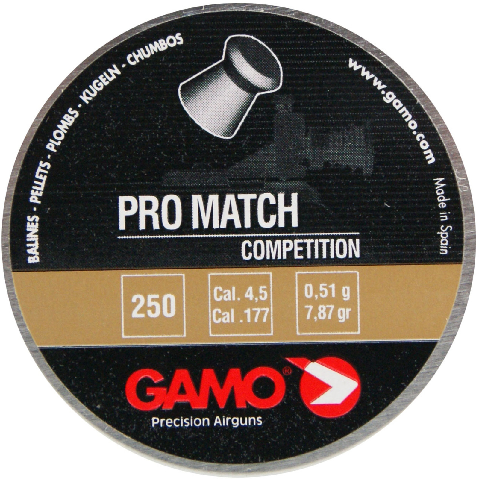 Diabolo Gamo Pro Match 250ks Cal 4 5mm Moje Obrana