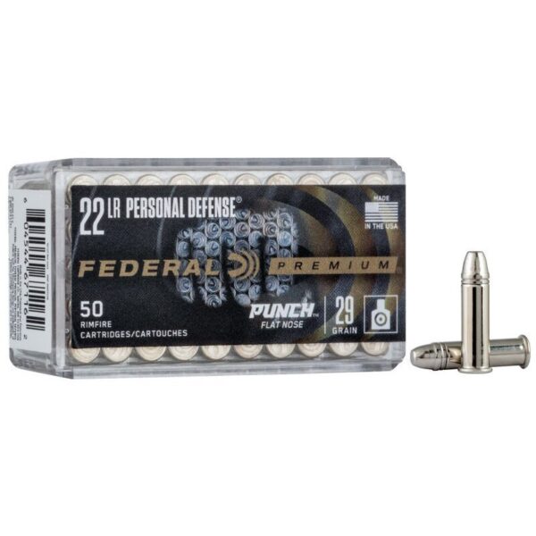 Náboj kulový Federal, Personal Defense, .22LR, 29GR, Punch FN