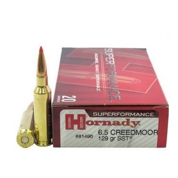 Náboj kulový Hornady, Superformance, 6,5mm Creedmoor, 129GR, SST