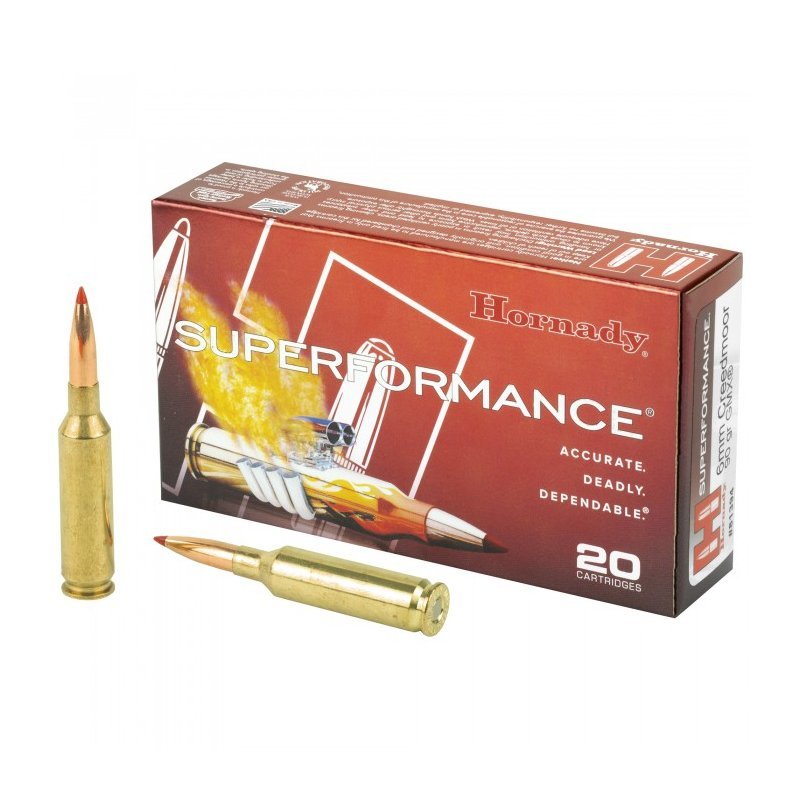 Náboj kulový Hornady, Superformance, 6mm Creedmoor, 90GR, GMX Náboj kulový Hornady, Superformance, 6mm Creedmoor, 90GR, GMX