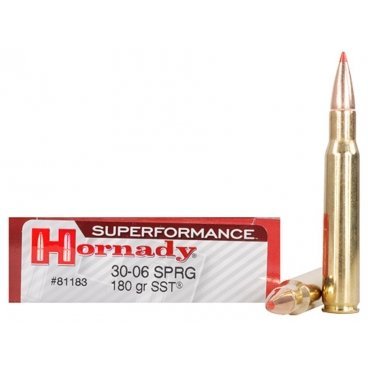 Náboj kulový Hornady, Superformance, .30-06 Sprg., 180GR, SST