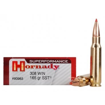 Náboj kulový Hornady, Superformance, .308 Win., 165GR, SST