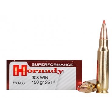 Náboj kulový Hornady, Superformance, .308 Win., 150GR, SST