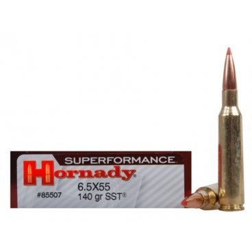 Náboj kulový Hornady, Superformance, 6,5x55mm, 140GR, SST