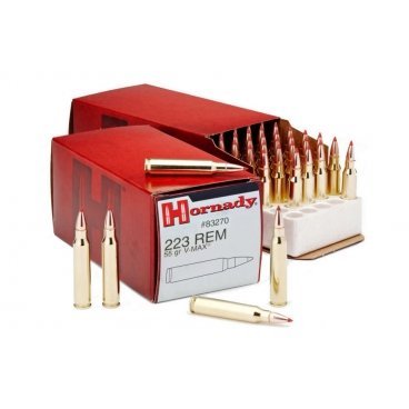 Náboj kulový Hornady, Varmint, .223 Rem, 55GR, V-MAX, baleno po 50ks