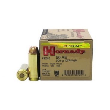 Náboj kulový Hornady, Custom, .50 AE, 300GR, XTP