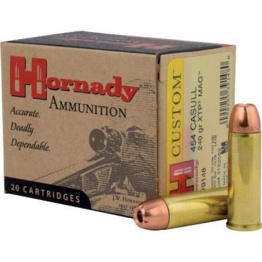 Náboj kulový Hornady, Custom, .454 Casull, 240GR, XTP/MAG