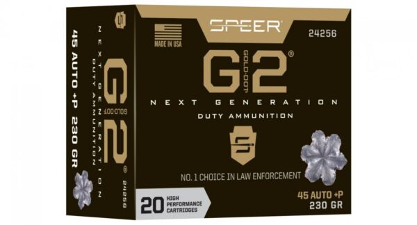 Náboj kulový Speer, Gold Dot, .45 ACP, 230GR, Gold Dot G2