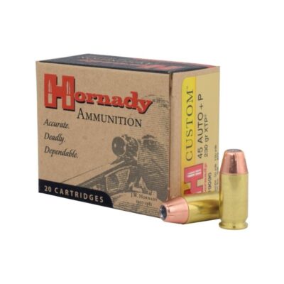 Náboj kulový Hornady, Custom, .45 Auto+P, 230GR, JHP/ XTP eXtreme Terminal Performace