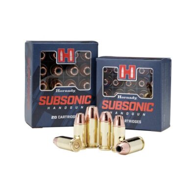Náboj kulový Hornady, Subsonic, 9mm Luger, 147GR, XTP
