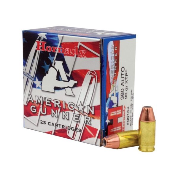 Nábo kulový Hornady, American Gunner, .380 Auto, 90GR, XTP