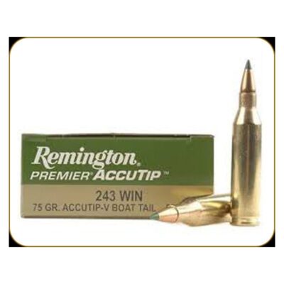 Náboj kulový Remington, Premier Accutip, .243 Win., 75GR, AccuTip BT