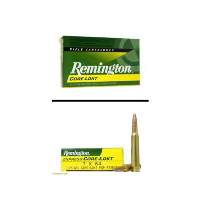 Náboj kulový Remington, Core-Lokt, 7x64 Brenneke, 175GR, Core-Lokt PSP