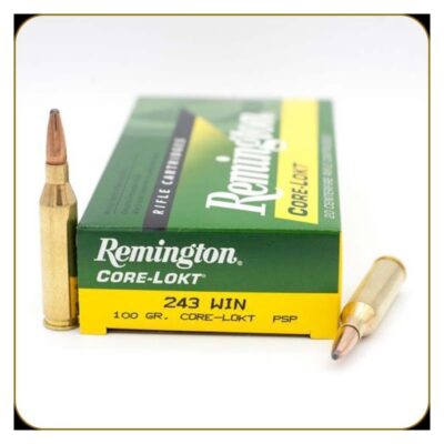 Náboj kulový Remington, Core-Lokt, .243 Win. , 100GR, Soft Point, PSSP CL