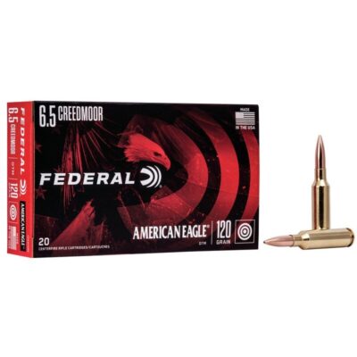 Náboj kulový Federal, American Eagle, 6,5mm Creedmoor, 120GR, OpenTipMatch Hybrid VLD