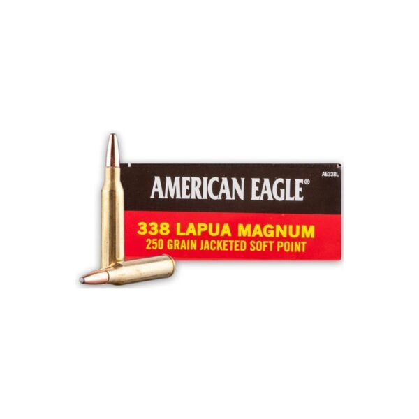 Náboj kulový Federal, American Eagle, .338 LapuaMag, 250GR, Soft Point