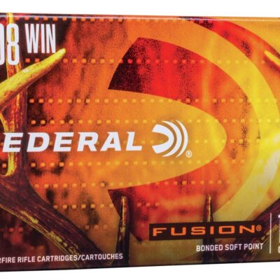 Náboj kulový Federal, Fusion, .308 Winchester, 165GR (10,6g), Bonded Soft Point