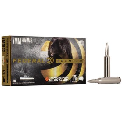 Náboj kulový Federal, Premium, 7mm Rem.Mag., 175GR, Trophy Bonded Bear Claw