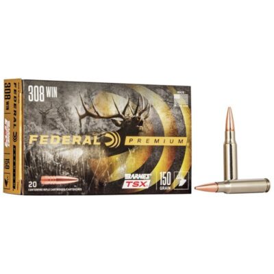 Náboj kulový Federal, Vital Shok, .308 Win, 150GR, Barnes TSX