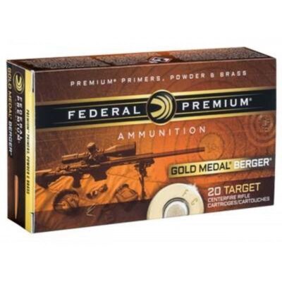 Náboj kulový Federal, Gold Medal, .308 Win, 185GR, Berger Juggernaut OTM LR