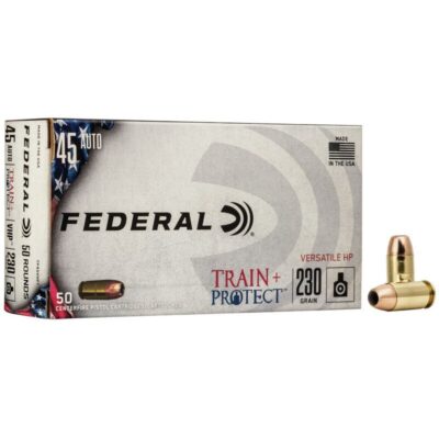 Náboj kulový Federal, Train+Protect, .45 ACP, 230GR (14,9g), JHP