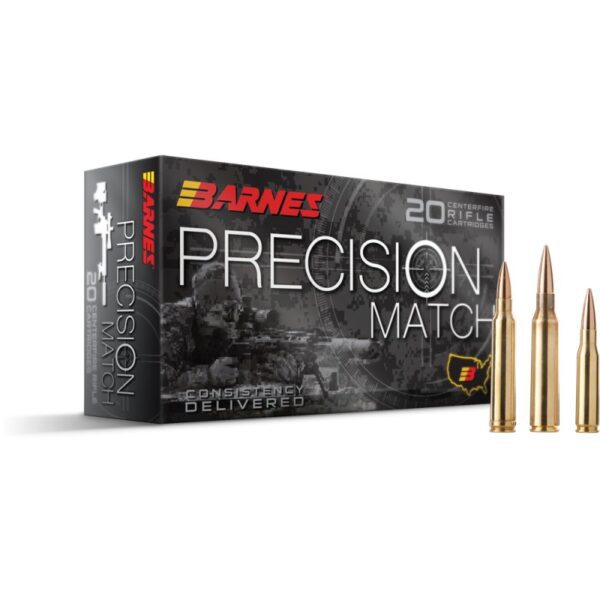 Náboj kulový Barnes, PRECISION MATCH, .300AAC Blk, 125GR, Match Burner OTM BT