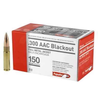 Náboj kulový Aguila, Rifle, .300 AAC Blackout, 150GR (9,7g), FMJ