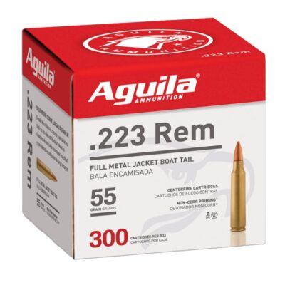 Náboj kulový Aguila, Rifle, .223 Rem, 55GR (3,6g), FMJ, balení 300ks
