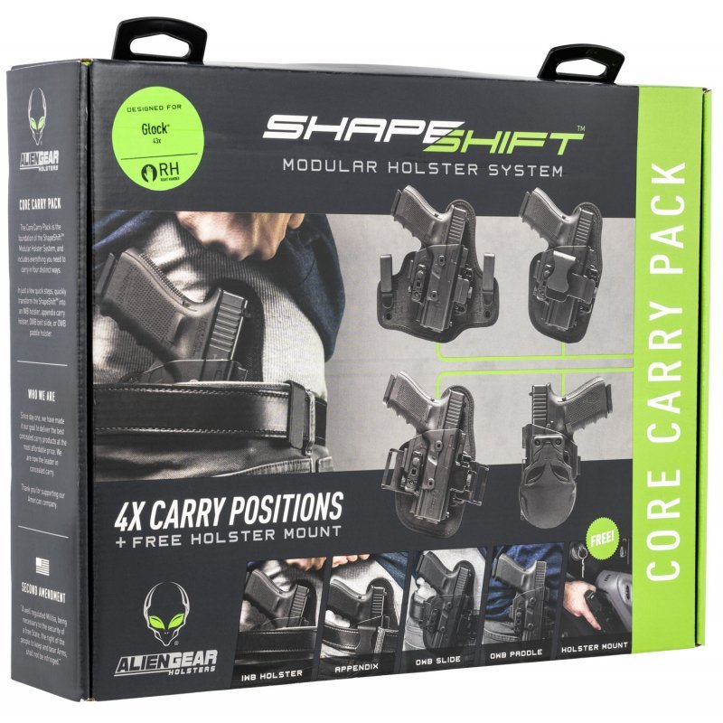 Sada Alien Gear Holster, ShapeShift Core Carry Pack, 4v1, pro 1911 Sada Alien Gear Holster, ShapeShift Core Carry Pack, 4v1, pro 1911