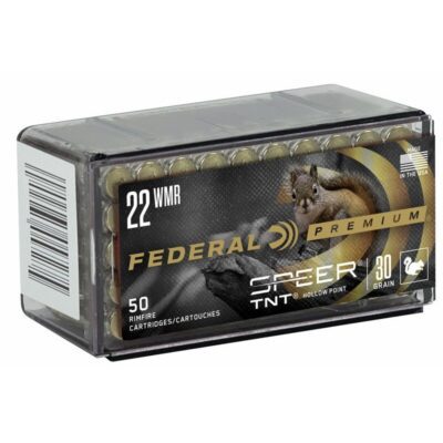 Náboj kulový Fedral, V-Shok, .22WMR, 30GR, Speer TNT JHP