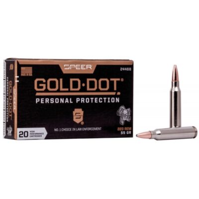 Náboj kulový SPEER, Personal Protection, .223 Rem, 55GR, Gold Dot