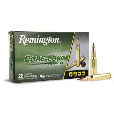 Náboj kulový Remington, Core-Lokt Tipped, .308 Win, 150GR, Tipped Core-Lokt