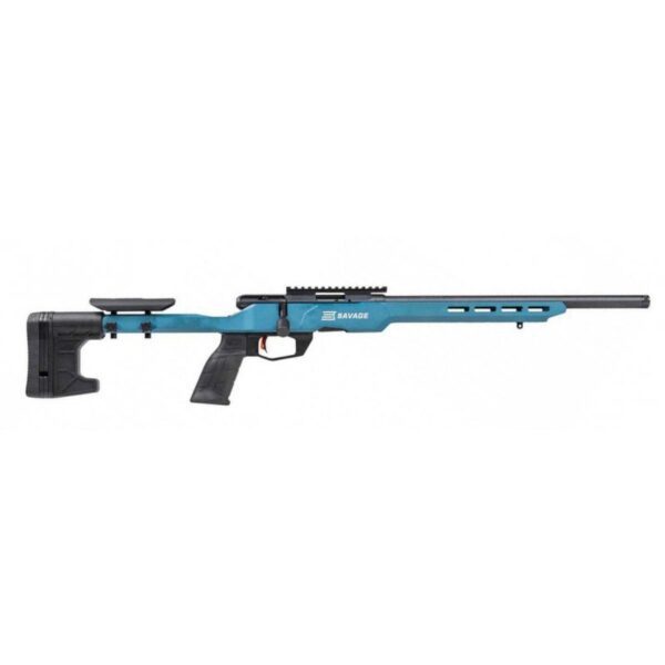 Malorážka opakovací Savage Arms, Model: B22 Precision, Ráže: .22LR, 18" hlaveň, Titan Blue