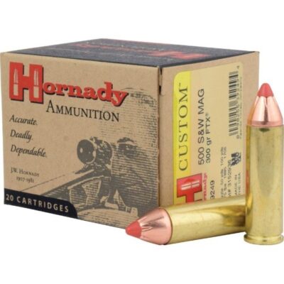 Náboj kulový Hornady, Custom, .500 SW, 300GR, FTX