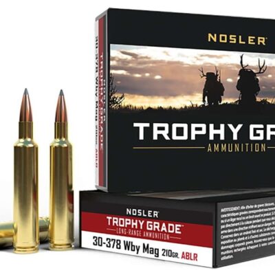 Náboj kulový Nosler, Trophy Grade, .30-378 WbyMag, 210GR, AccuBond Long Range SP