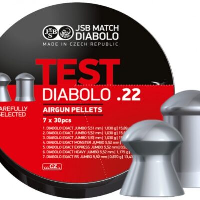 Diabolo JSB Exact Jumbo TEST pro pušku .22