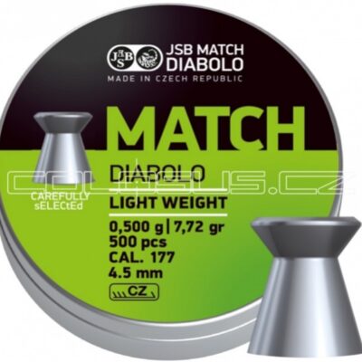 Diabolo JSB Match pistole 500ks cal.4,5mm