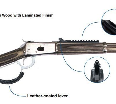 Puška opak. Rossi, Model: Puma Laminated, Ráže: .357 Mag, hl.: 20" (51cm), nerez, lamino