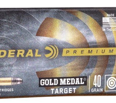 Náboj kulový Federal, Premium Gold Medal Target, .22 LR, 40GR (2,6g), Solid