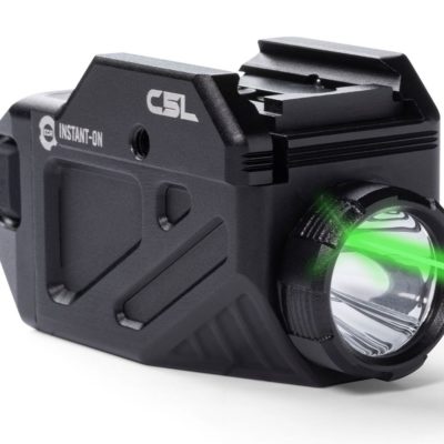 Taktická svítilna s laserem Viridian Weapon Tech, C5L, výkon 600 lm, dobíjecí aku, černá