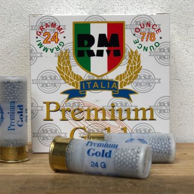 Náboj brokový Romana Munizioni, Premium Gold, 12x70mm, brok 2mm (9 1/2), 24g