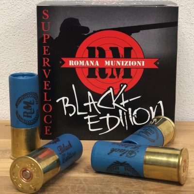 Náboj brokový Romana Munizioni, Black Edition, 12x70mm, brok  2,4mm (7 1/2), 24g