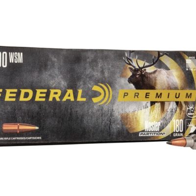 Náboj kulový Federal, Premium Vital Shok, .300 WSM, 180GR (11,6g), Nosler Partition