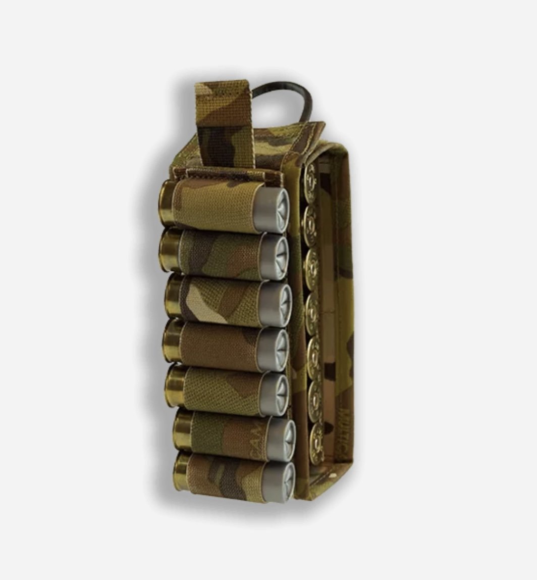 Pouzdro GTG, na 21 brokových nábojů 12GA, Molle, Multicam, Skládací Pouzdro GTG, na 21 brokových nábojů 12GA, Molle, Multicam, Skládací