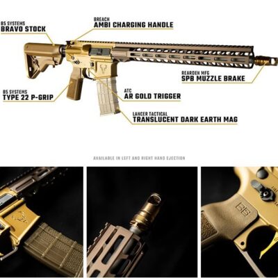 Puška sam. Stag Arms, Mod: STAG 15 Project SPCTRM, Ráže: .223 Rem/5,56mm, hl: 16", FDE