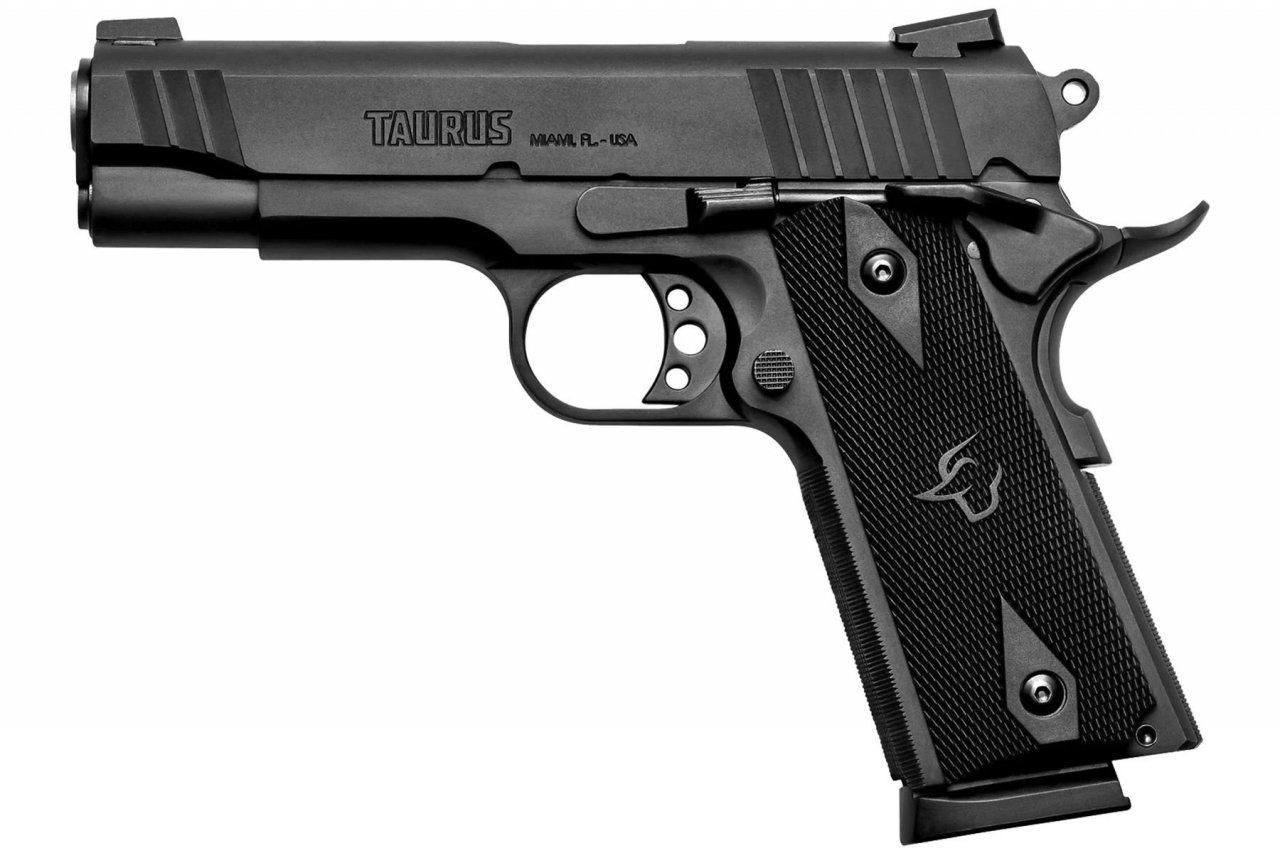 Pistole sam. Taurus, Model: 1911 Commander, Ráže: .45 ACP, hl.: 4,25", 8+1, černý Pistole sam. Taurus, Model: 1911 Commander, Ráže: .45 ACP, hl.: 4,25", 8+1, černý