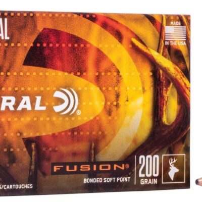 Náboj kulový Federal, Fusion, .338 Federal, 200GR (12,9g), Bonded Soft Point