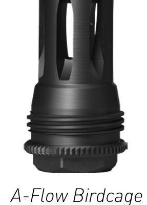Tlumič výšlehu A-TEC, A-FLOW Birdcage QD Lock, pro tlumiče A-FLOW a AR, na závit 1/2"-28