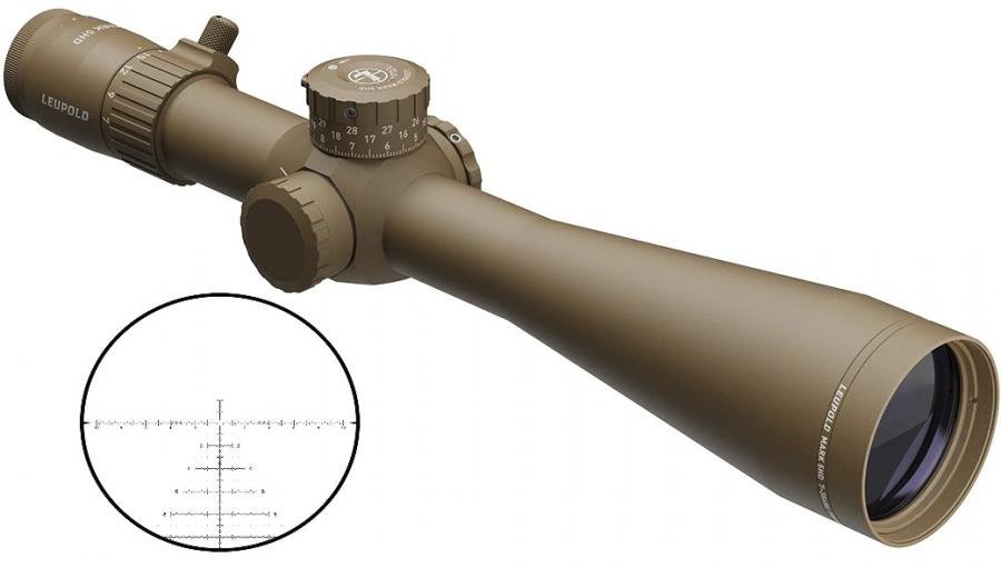 Puškohled Leupold, MARK 5HD, 7-35x56mm, M5C3, osnova FFP PR2-MIL, tubus 35mm, Dark Earth Puškohled Leupold, MARK 5HD, 7-35x56mm, M5C3, osnova FFP PR2-MIL, tubus 35mm, Dark Earth