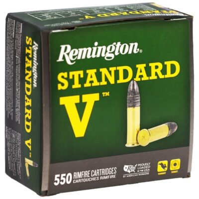 Náboj kulový Remington, Standard V, .22LR, 38GR (2,46g), Lead Round Nose